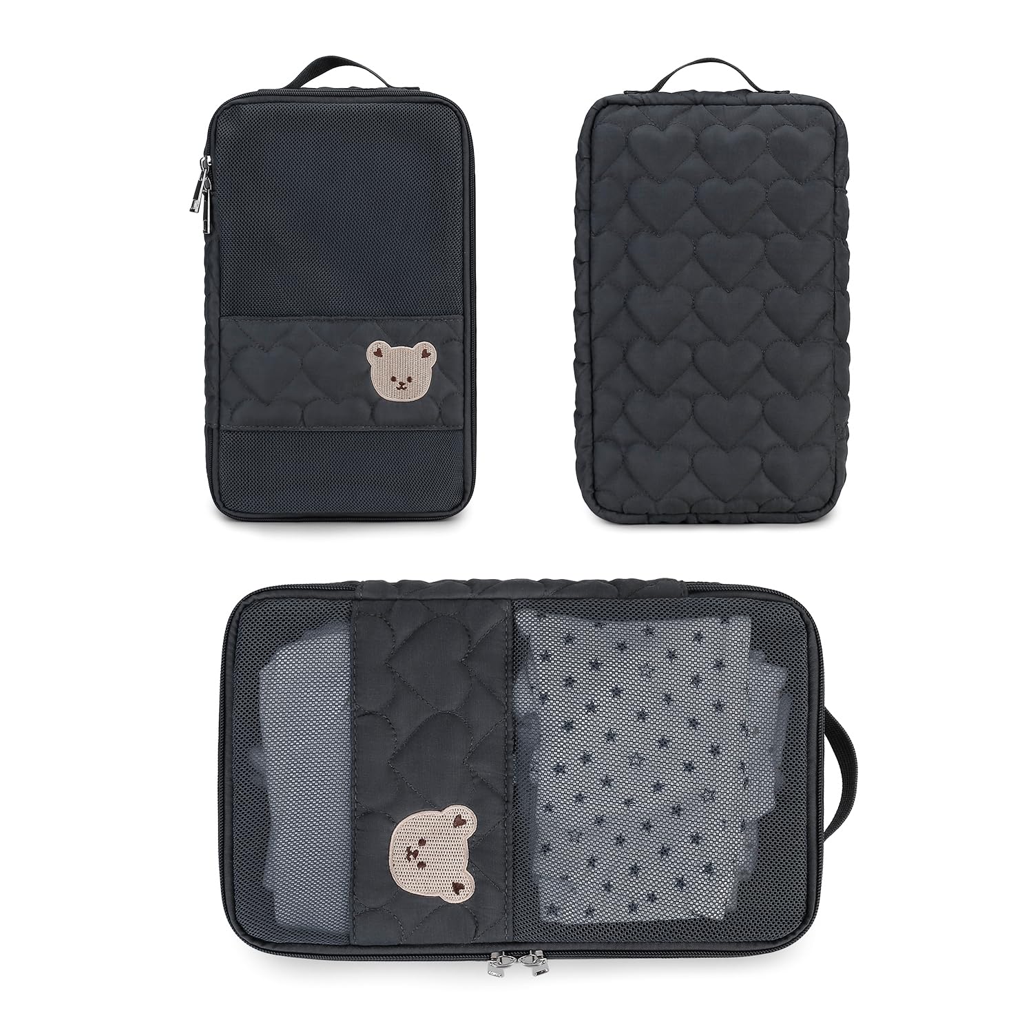 MOMIGO organizer stores diapers, toiletries, toys, or electronics on the go.