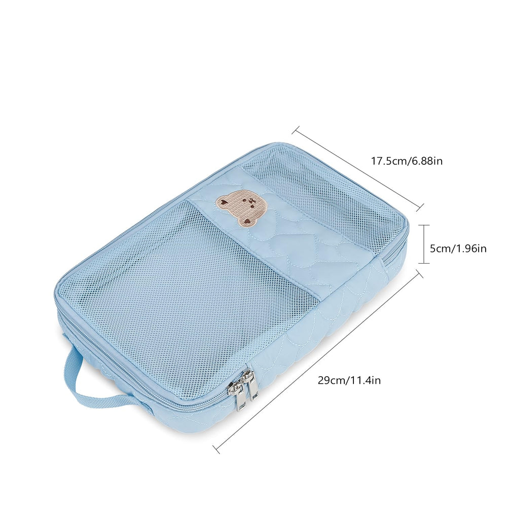 MOMIGO multiuse bag keeps diapers, swimsuits, toys organized.