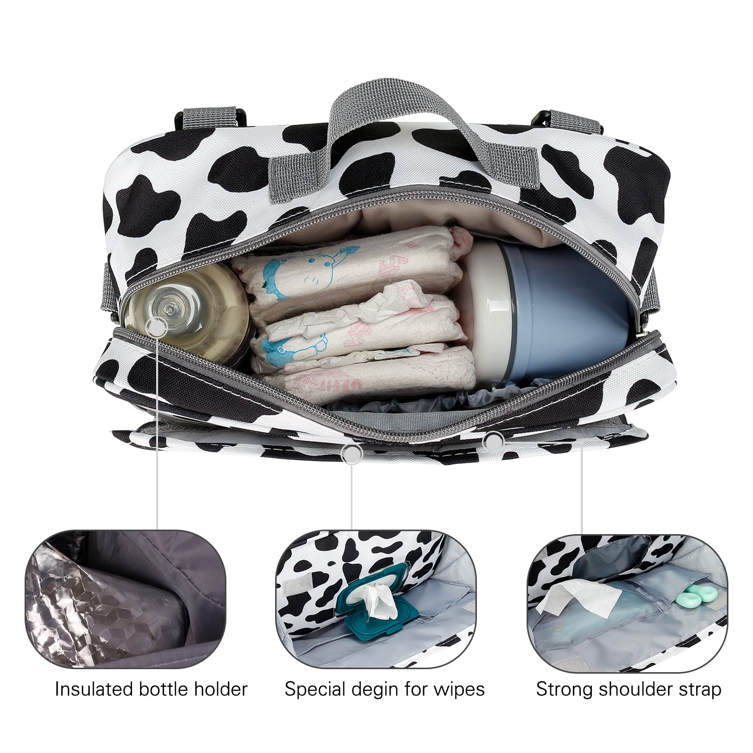 MOMIGO nursery storage bin keeps diapers and toys neatly organized at home.