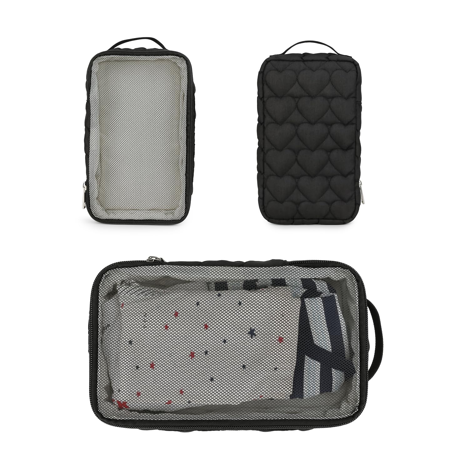MOMIGO wet-dry bag with double-zipper keeps wet items separated from dry essentials.