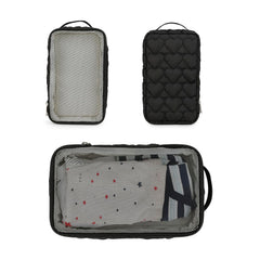 MOMIGO wet-dry bag with double-zipper keeps wet items separated from dry essentials.