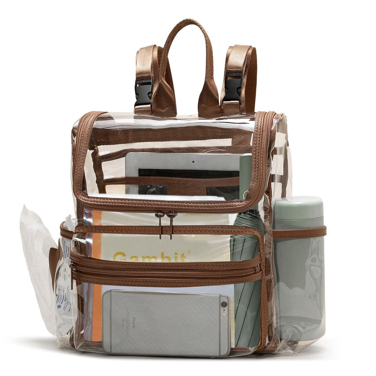 MOMINSIDE clear diaper bag stadium – quick security checks for families at events.