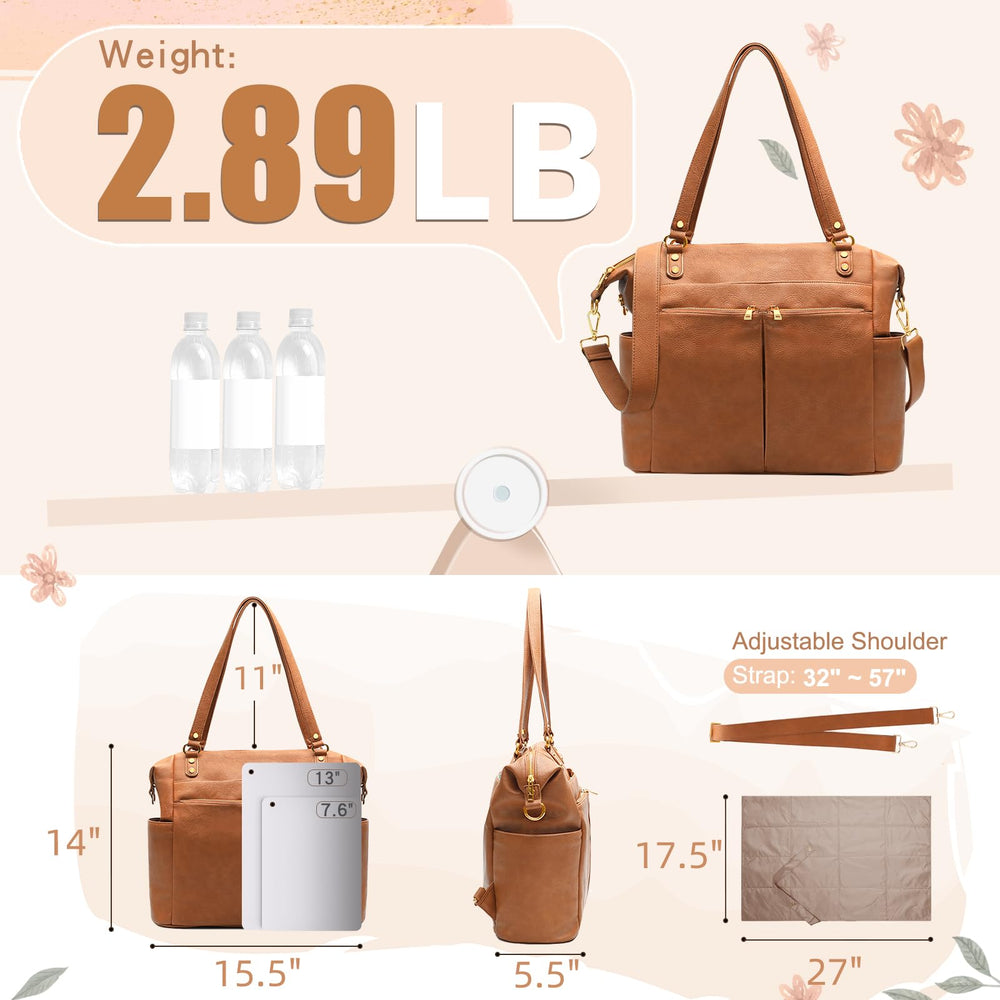 Magnetic back pocket doubles as a luggage sleeve for travel.