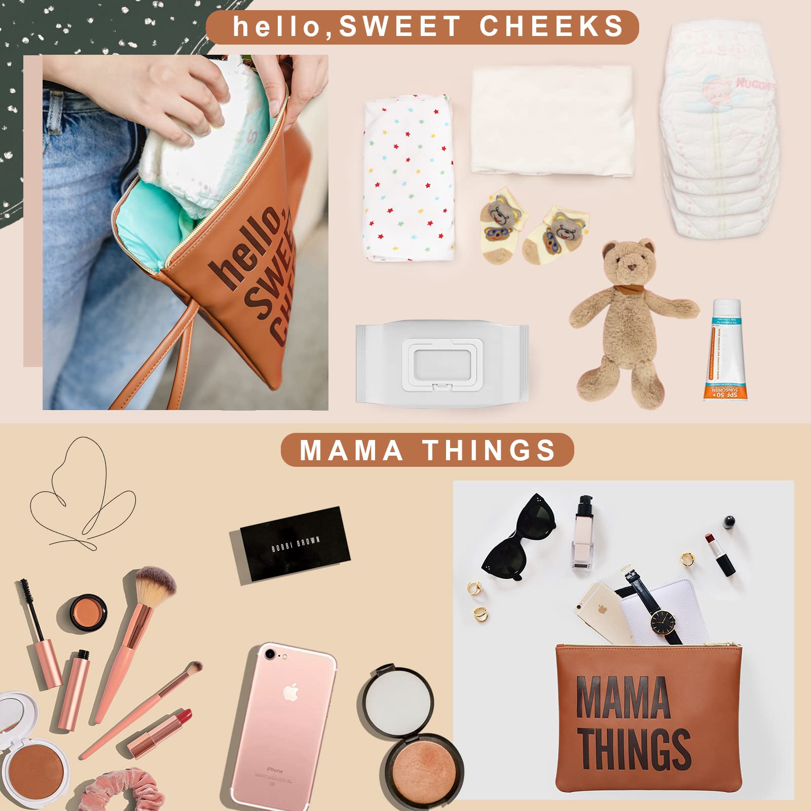 Mominside embossed labels help you locate items within seconds.