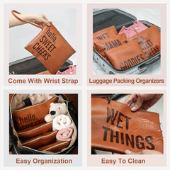 Mominside waterproof wet bags protect clothing and diapers during travel and daily outings.