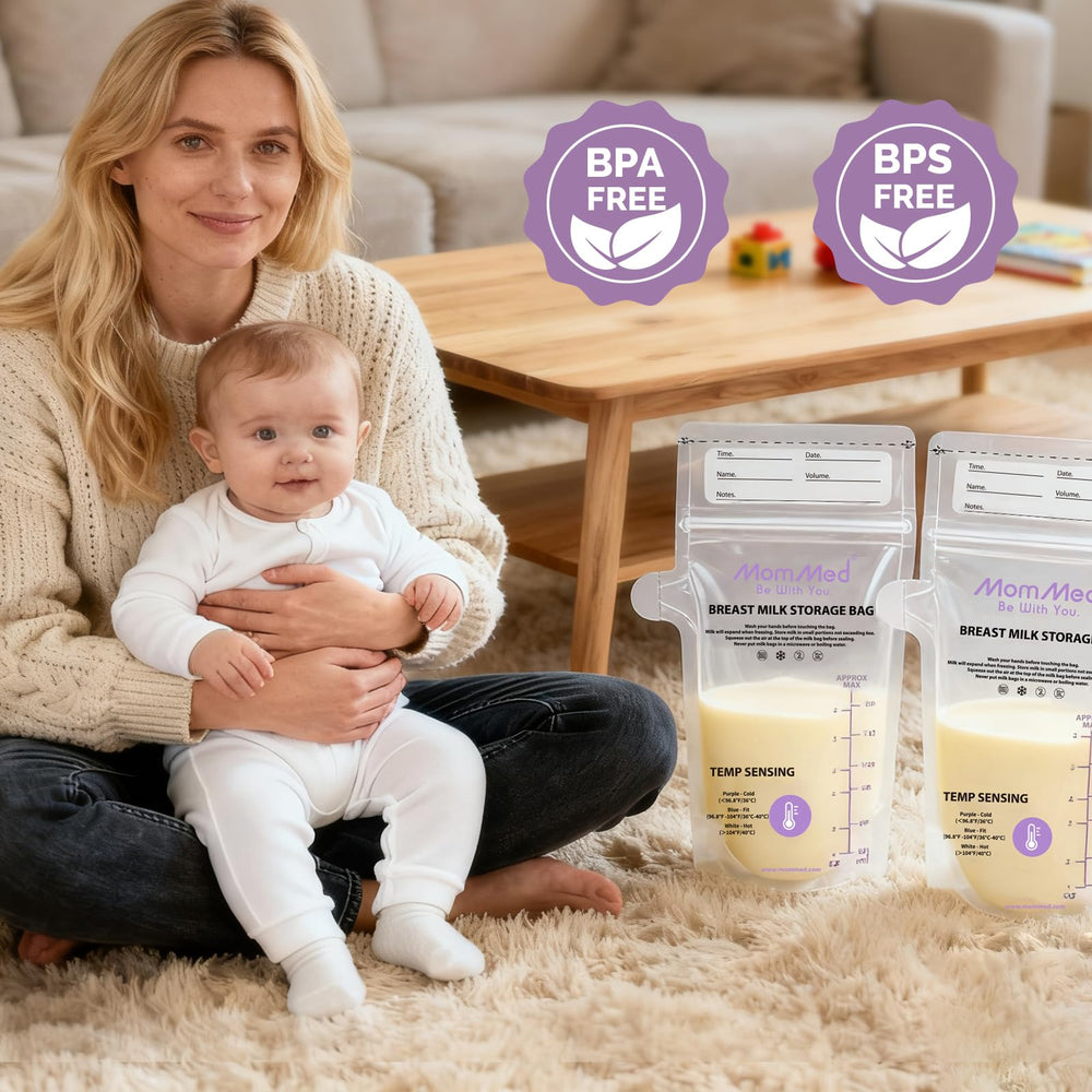 MOMMED flat-design bags saving fridge and freezer space