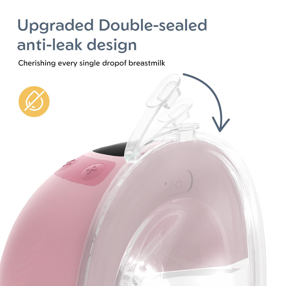 MomMed S33 silicone flange set 17/19/21mm for a comfortable fit.