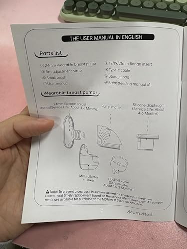 MomMed S21 Type-C charging cables support fast recharging.