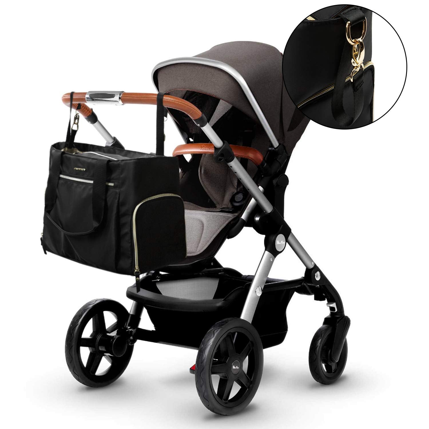 mommore back luggage strap helps secure the bag on travel