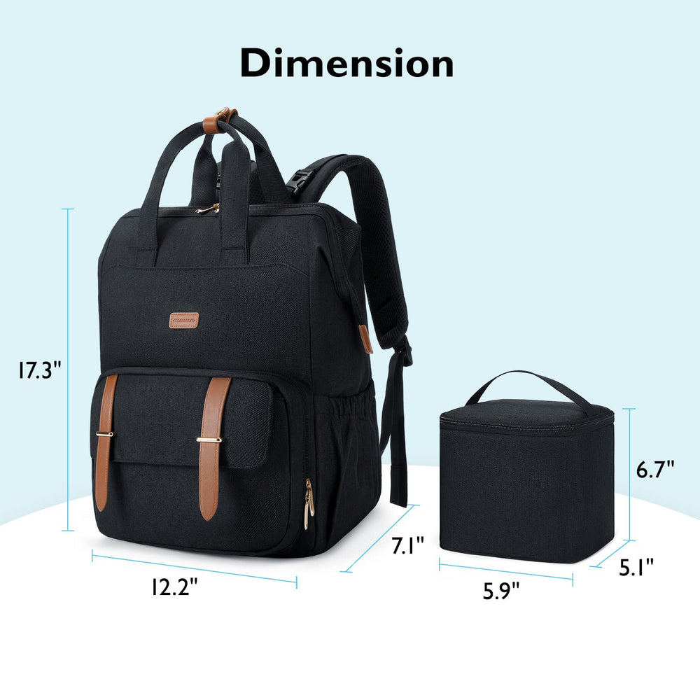 Mommore packaging shows dimensions and included accessories