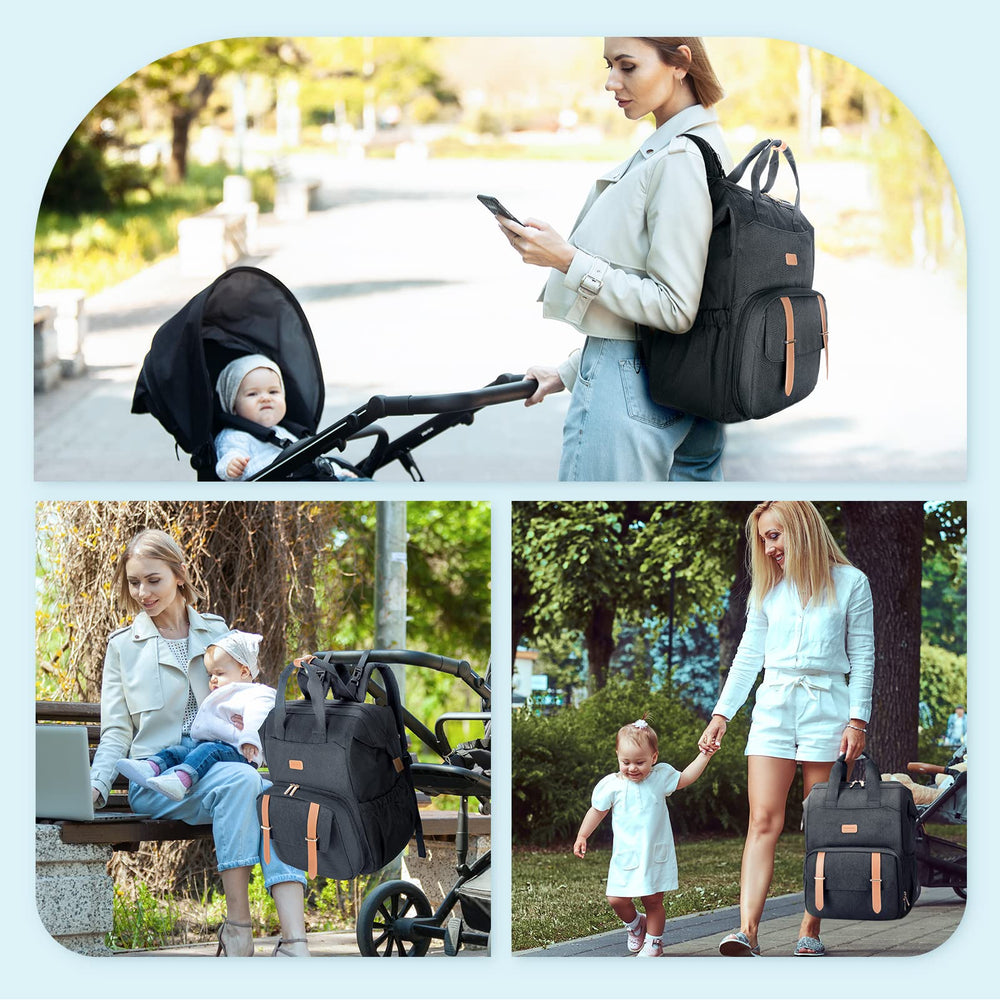 Mommore stroller and luggage straps enable hands-free travel