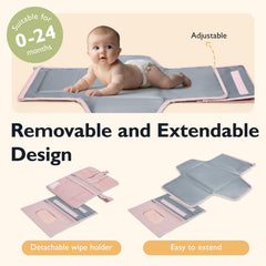 mommore changing pad made from waterproof material for easy cleaning