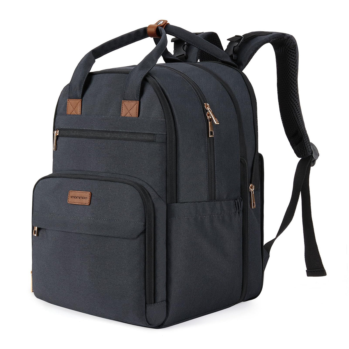 mommore diaper bag with large capacity for twins on the go