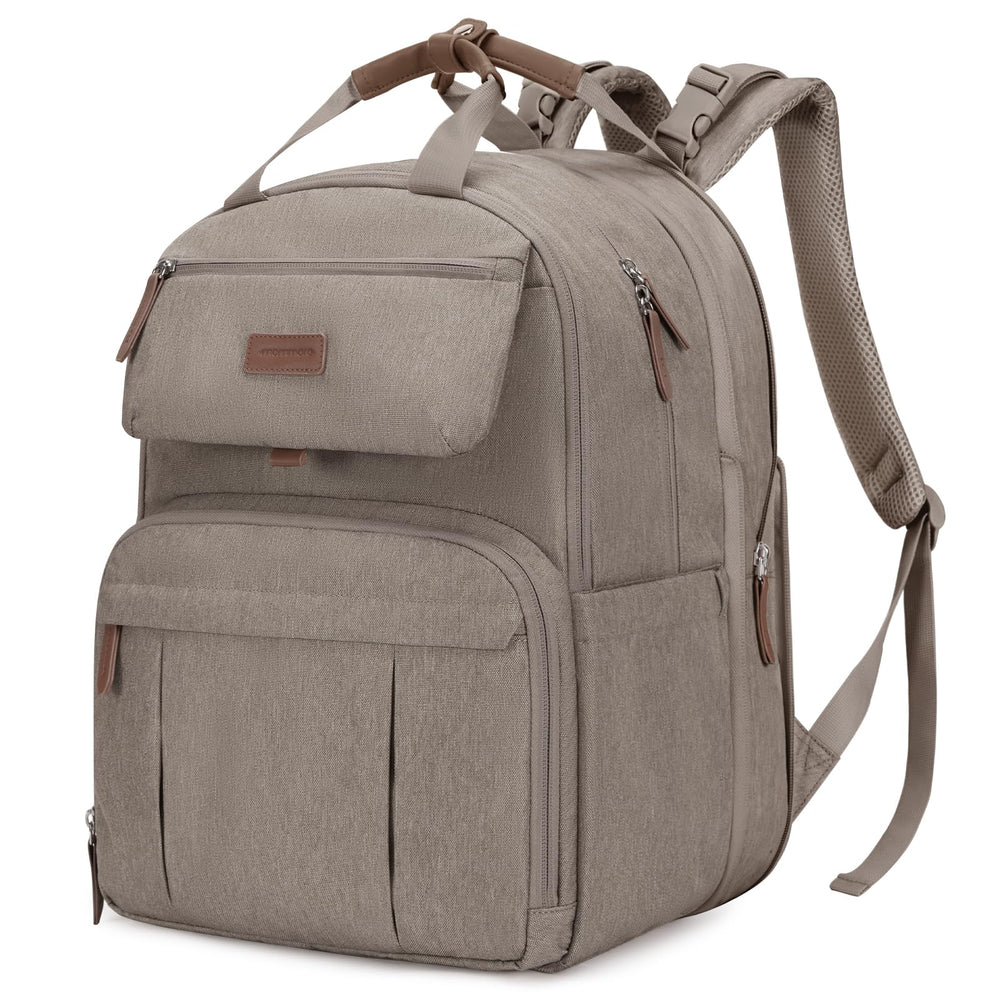 mommore expandable diaper backpack with 32L capacity for two kids' essentials.