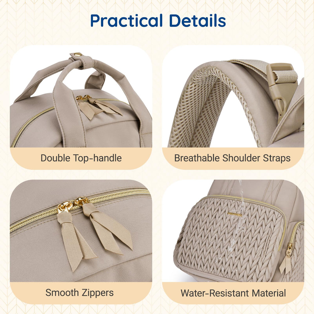 mommore mini travel bag front pocket for quick access