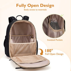 mommore neoprene diaper bag is lightweight and water-resistant for daily outings