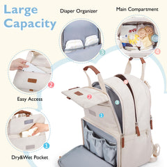 mommore stroller clips keep the diaper bag hands-free on errands.