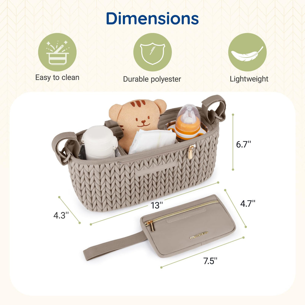 Mommore stroller organizer makes a thoughtful baby shower gift idea