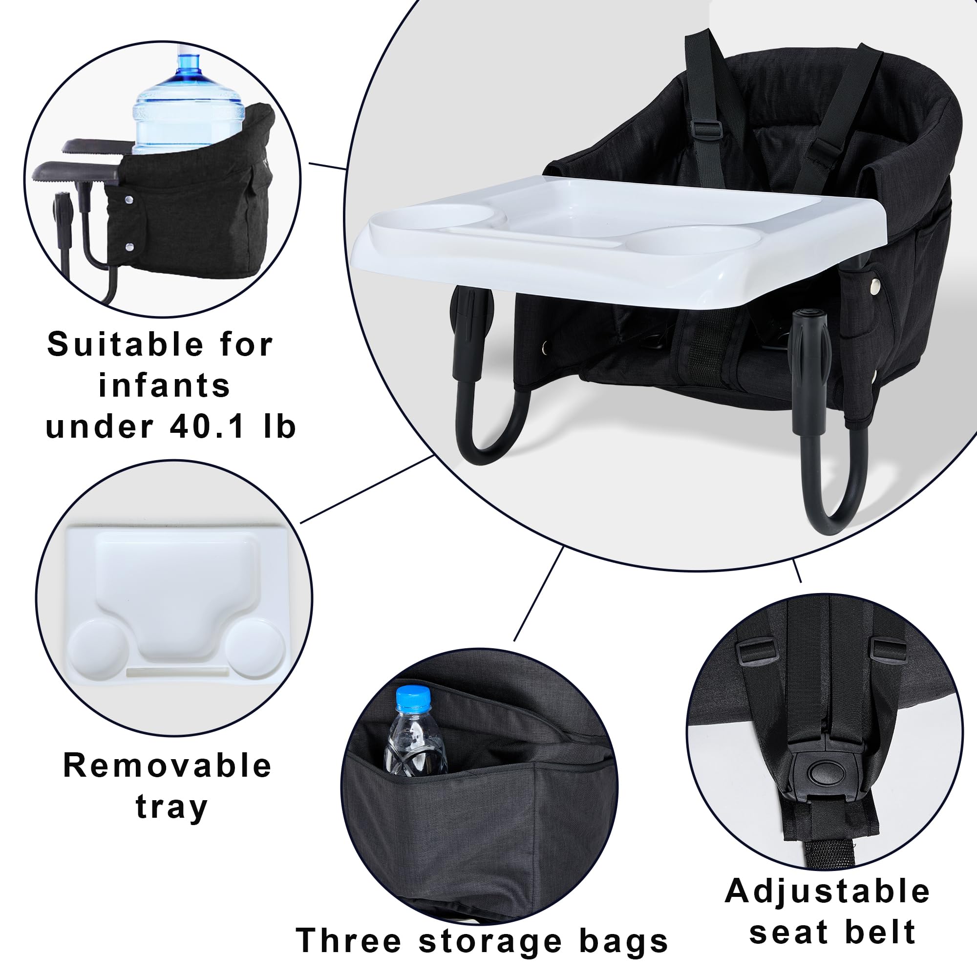 Mommyhug waterproof high-density linen fabric stays cleaner and wipes clean easily.