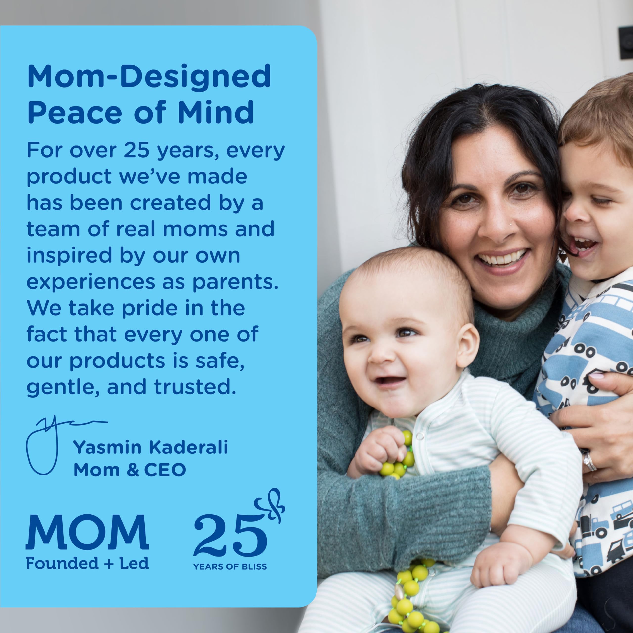 Travel-friendly 1 fl oz bottle of Mommy's Bliss Gas Relief Drops