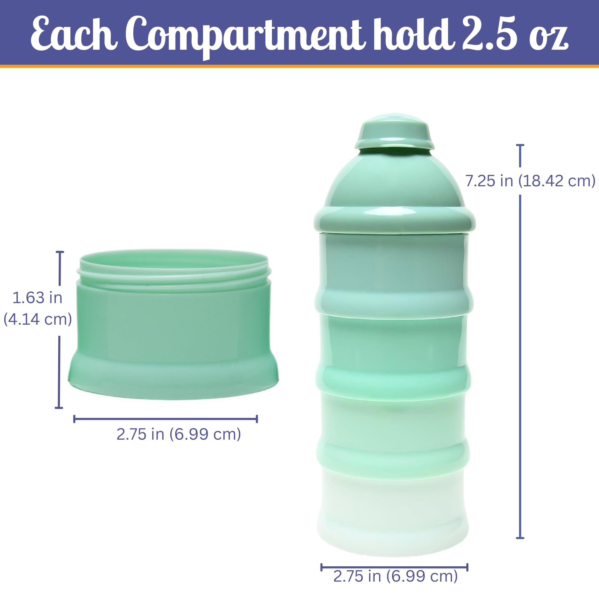 Mommy's Helper Pak N' Stak customizable tops enable flexible on-the-go use.