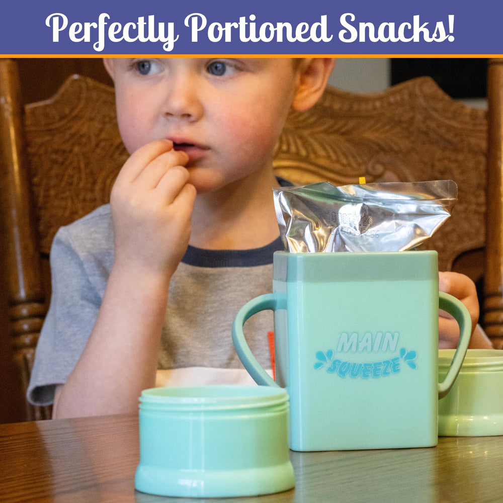 Mommy's Helper Pak N' Stak top-rack dishwasher safe for easy cleaning.