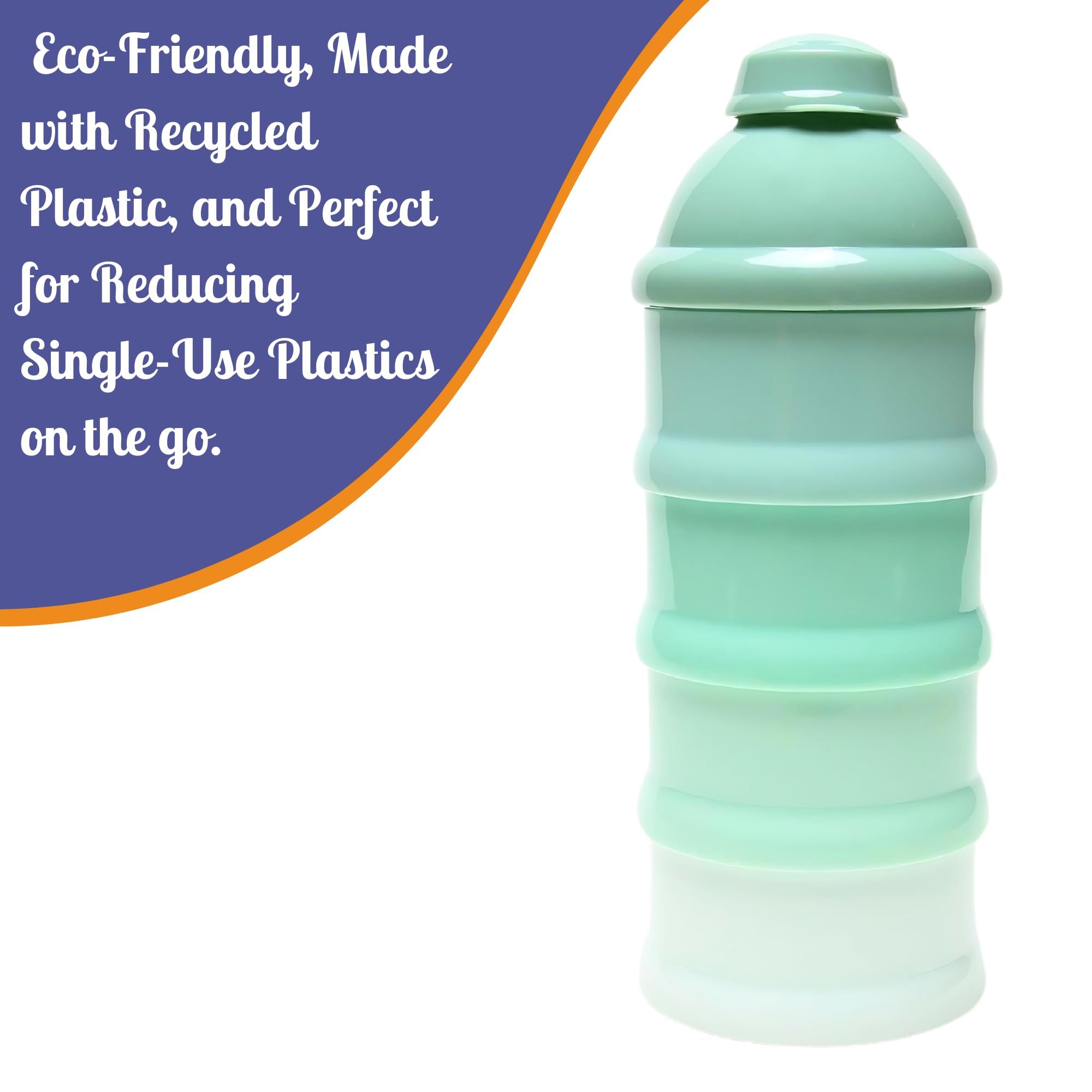 Mommy's Helper Pak N' Stak non-spill pour spout for precise pouring.