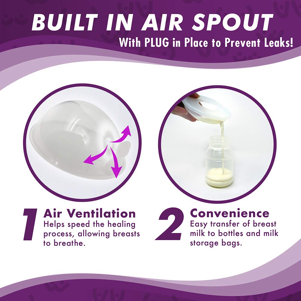 Mommyz Love air ventilation spout keeps skin dry between feeds