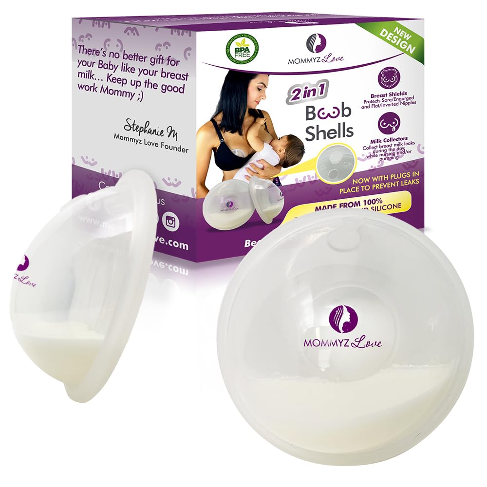 Mommyz Love breast shells protect sore nipples with a gentle shield for comfortable nursing