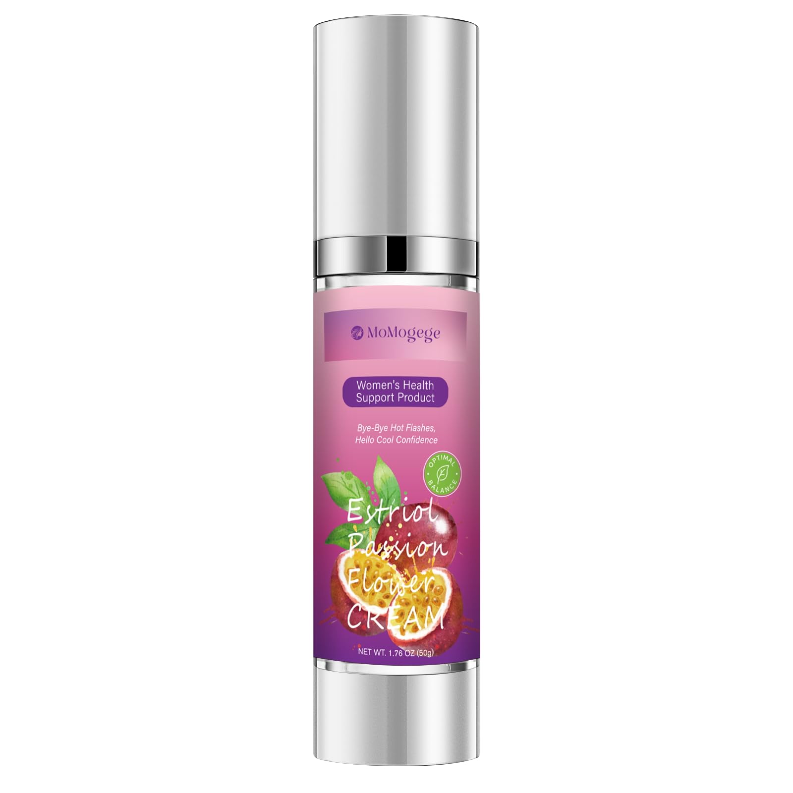 MoMogege bioidentical estriol cream front packaging for daily use