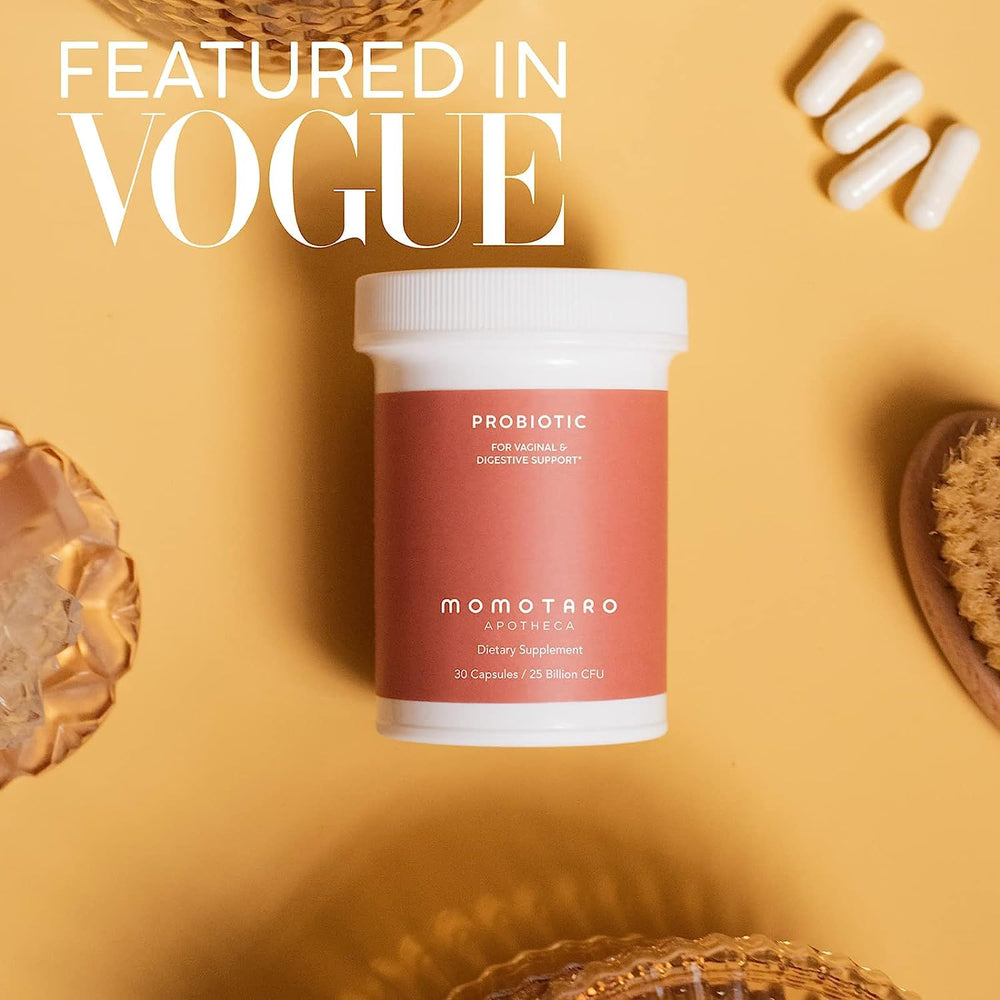 MOMOTARO APOTHECA vaginal comfort routine shown for daily use.