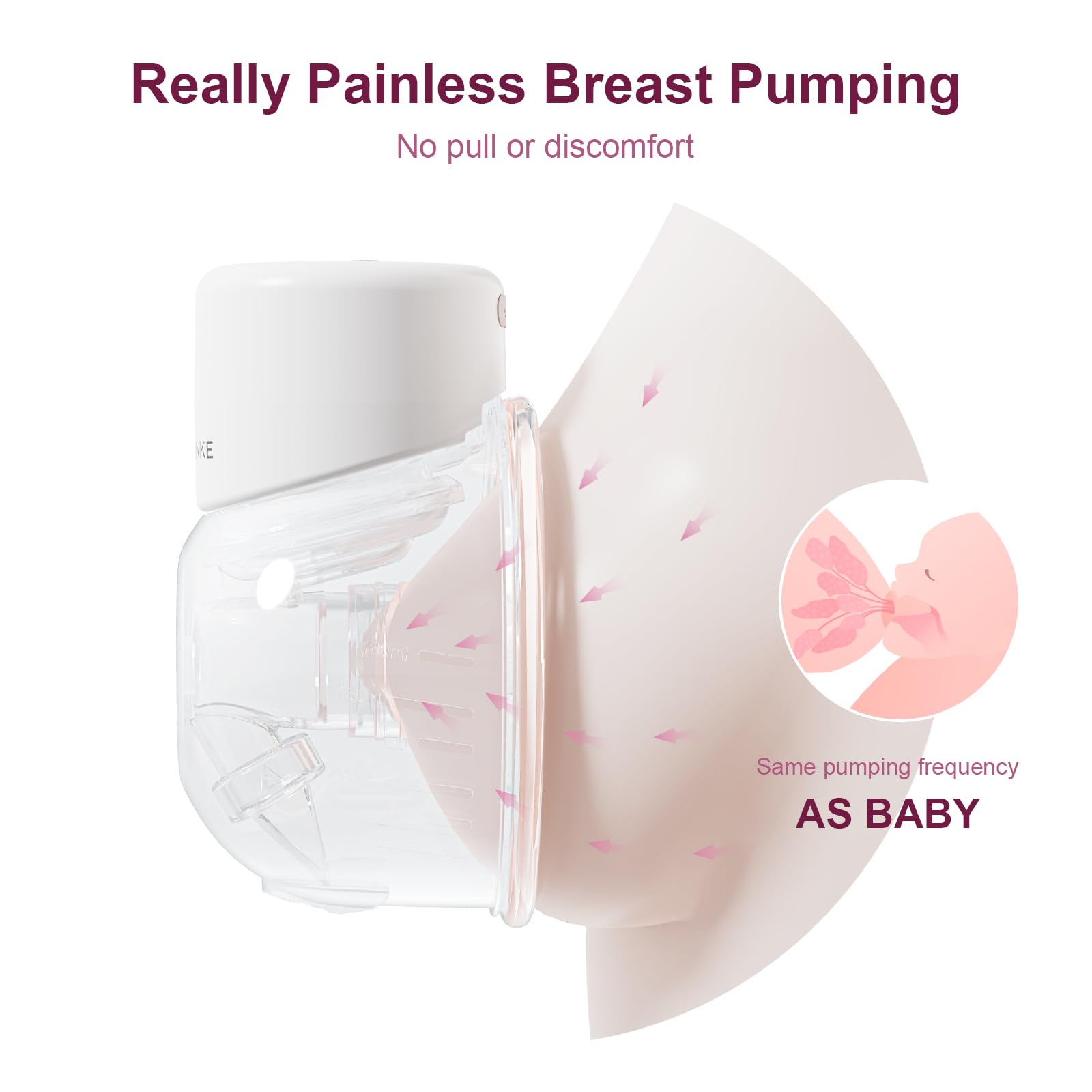 MOMPINKE S12 quiet operation for discreet pumping.