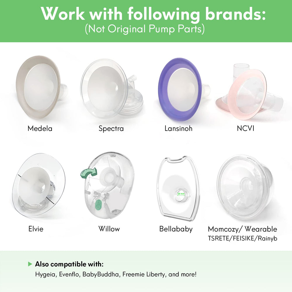 Mompmuir cone-shape cushion facilitates easy insertion and removal in your flange