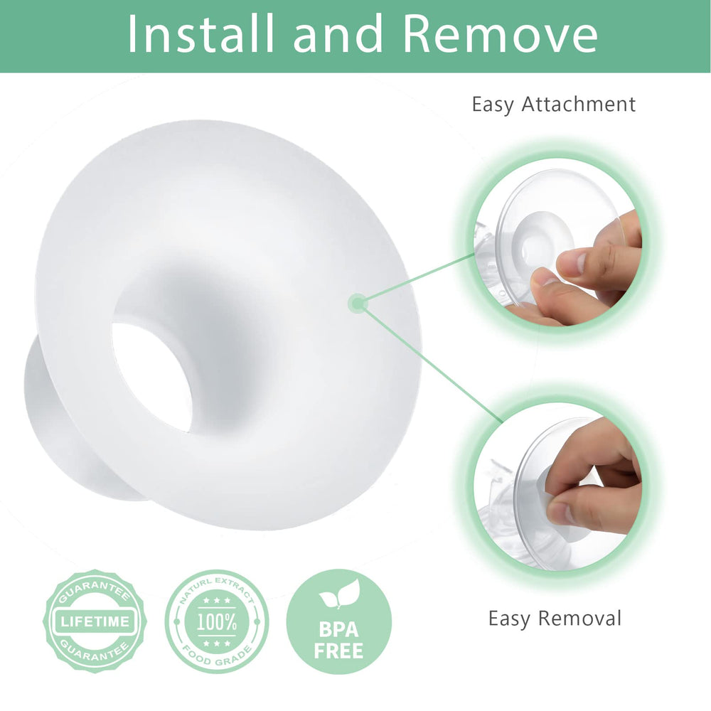 Easy to clean Mompmuir inserts after use with warm soap and water.