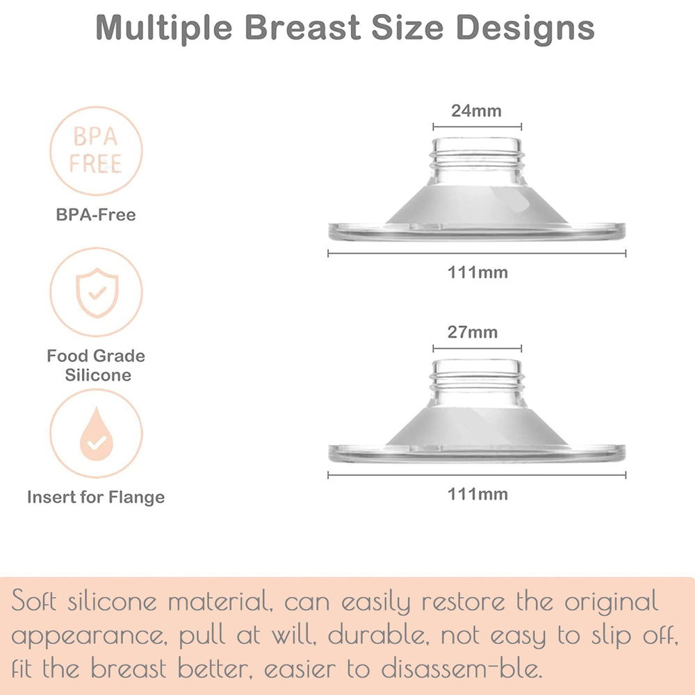 Mompmuir flange shields compatible with many wearable pump brands.