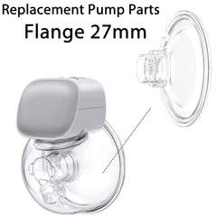 Mompmuir silicone flange inserts BPA-free safe for sanitization.