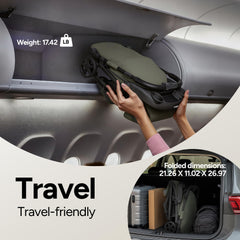 Mompush Lithe V2 travel bag protects the stroller during flights.