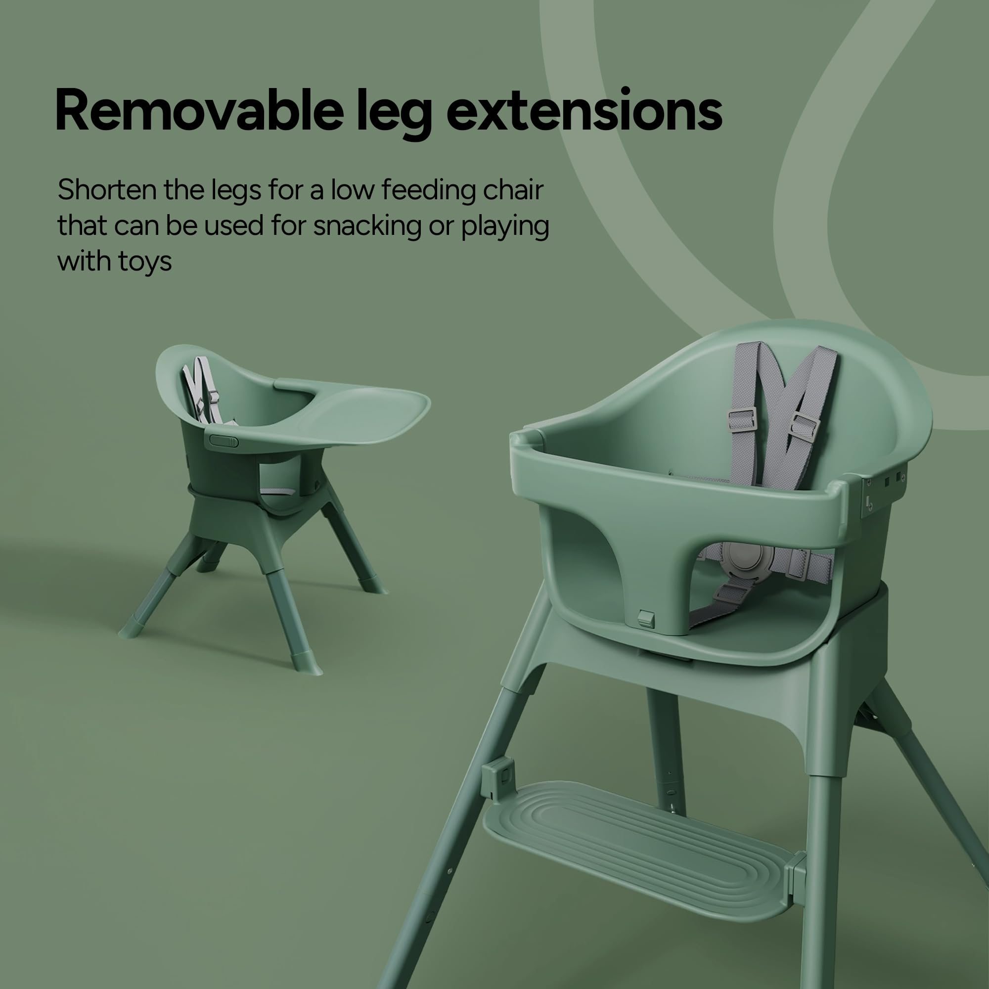 Mompush Olli crumb-proof silhouette helps keep mealtime tidy.