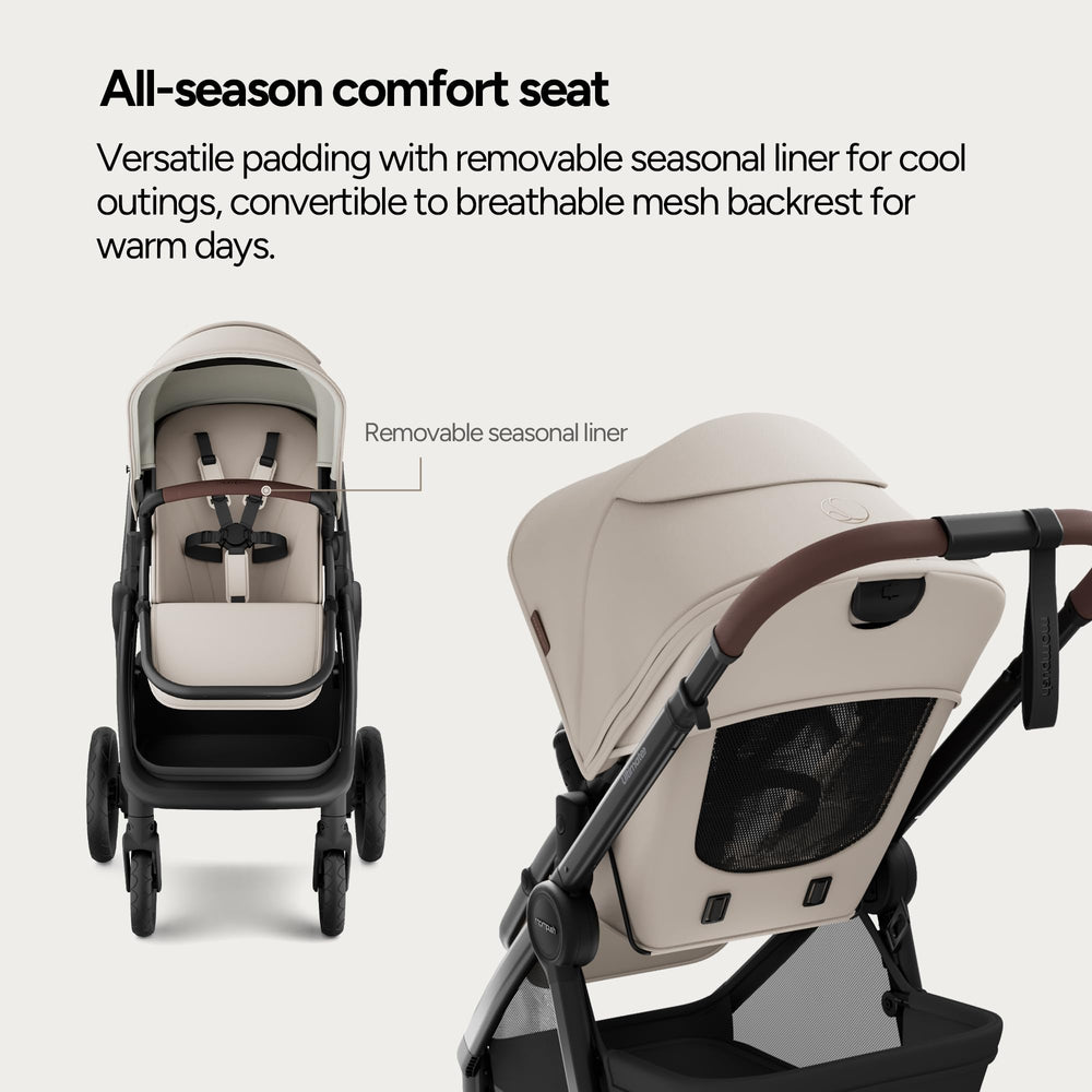 Mompush Ultimate 3 UPF50 sun canopy with shade and ventilation panels