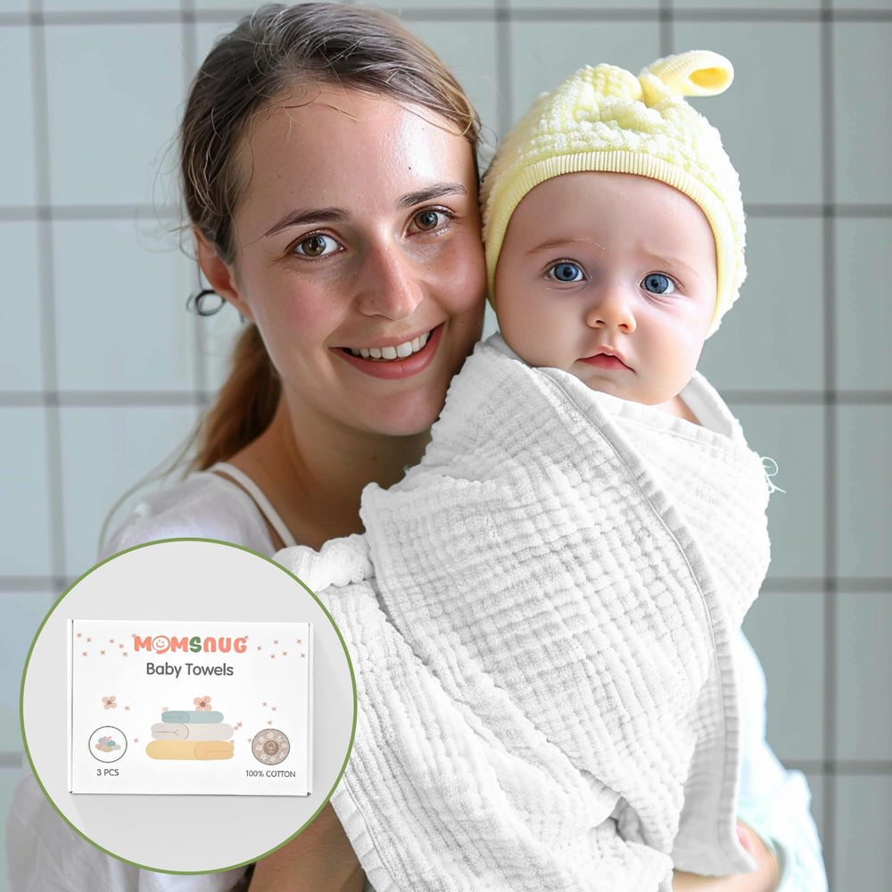 Momsnug travel-friendly towel is easy to pack for trips.