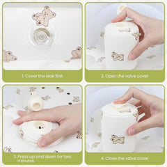 Momsnug BPA-free PVC seat for safe, skin-friendly use