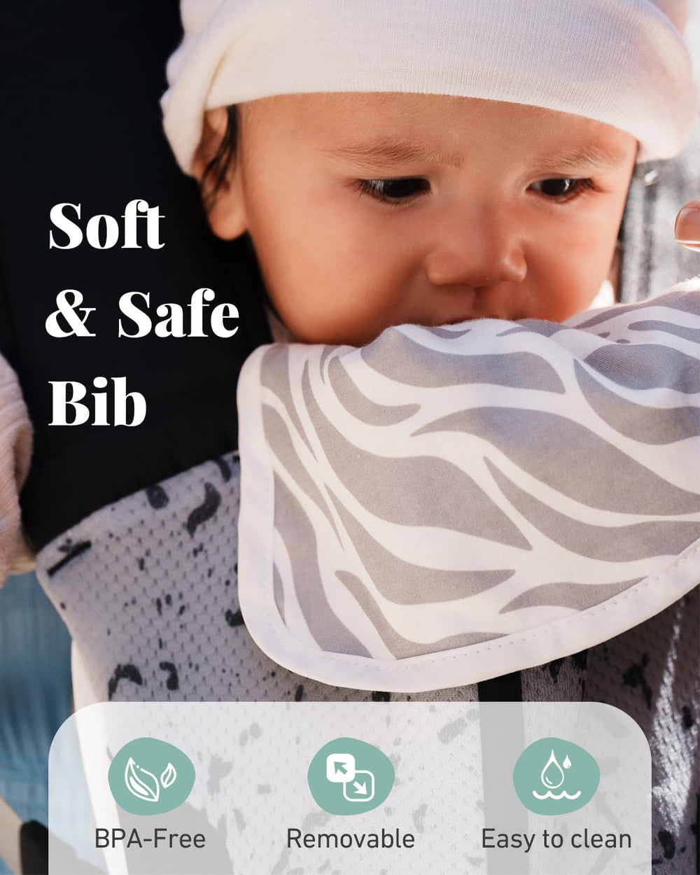 MOMTORY easy wear design simplifies dressing and donning the carrier.