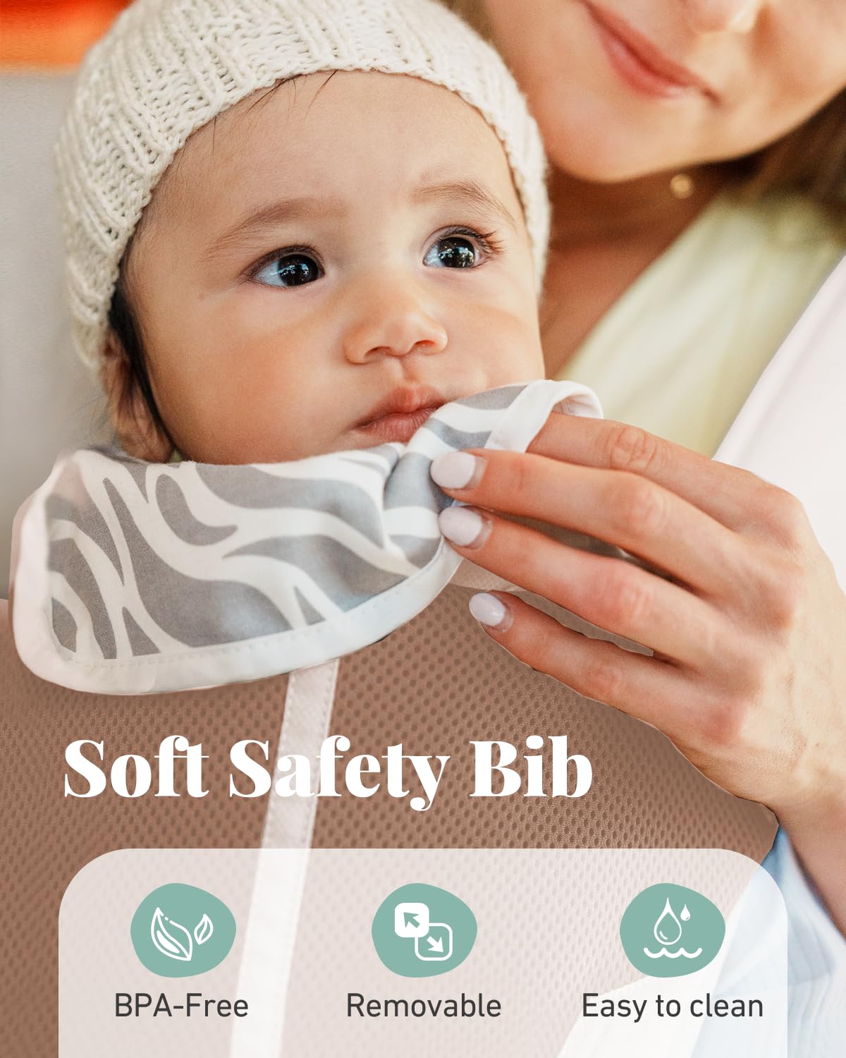MOMTORY carrier in use with toddler, demonstrating ergonomic carrying options.