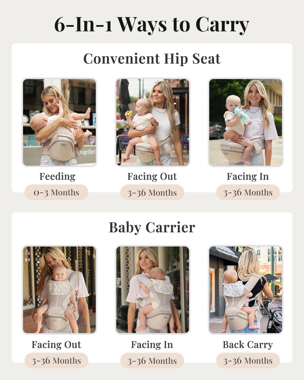 MOMTORY StowNGO Pro detachable holder enables easy baby transfers for busy days.