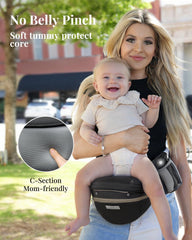 MOMTORY StowNGO Pro storage pockets keep essentials within reach