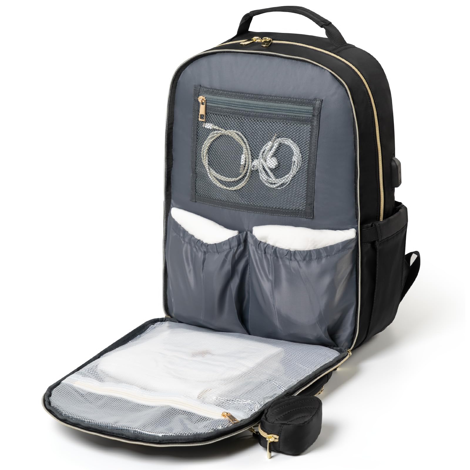 MOMUVO durable zippers and water-resistant fabric for daily use.