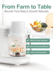 Auto and manual blend control for customizable baby food textures