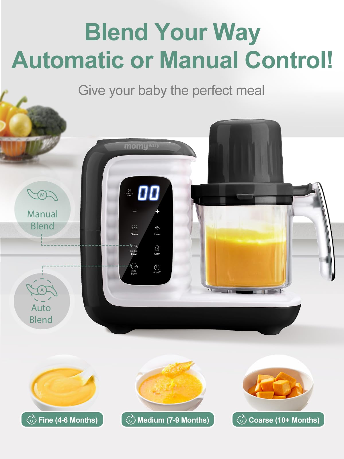 Momyeasy compact design fits small kitchens for busy parents