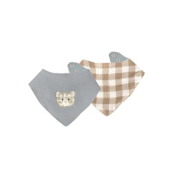 MON AMI baby bib set with soft muslin fabric keeps outfits dry and comfortable