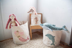 MON AMI nursery bin pairs soft materials with sturdy structure for everyday use